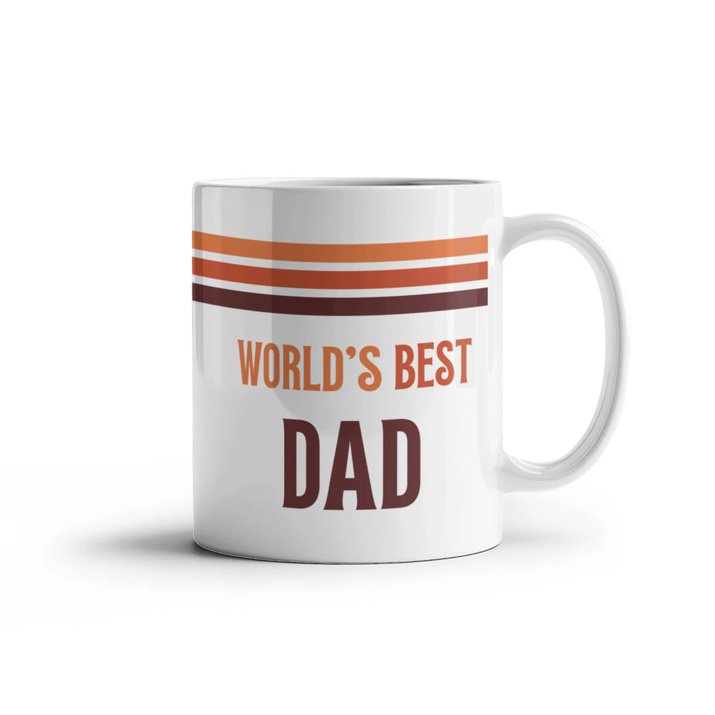11oz White Ceramic Mug for Father Best Dad