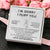 14k White Gold Alluring Beauty Necklace Apology Gifts for Her I'm Sorry Message Card Jewelry Standard Box