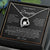 14k White Gold Forever Love Necklace for daughter from Dad Forever Always Message Card Jewelry Standard Box