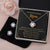 14k White Gold Love Knot Necklace Cubic Zirconia Earring Set for Mom Two Tone Box Display The Greatest Mom