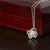 14k White Gold Love Knot Necklace Gift For Her Luxury Box