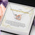 14k white gold interlocking hearts necklace for my bonus daughter forever linked message card jewelry standard box