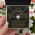 14k white gold love knot necklace for daughter endless love message card jewelry standard box