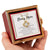 18K Yellow Gold Love Knot Necklace With Rotating Rose Gift Box For My Bonus Mom - Forever Bond