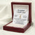 18k Yellow Gold Alluring Beauty Necklace Apology Gifts for Her I'm Sorry Message Card Jewelry Luxury Box