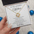 18k Yellow Gold Love Knot Necklace for Mom Mother's Day Gift Thank You With Standard Box