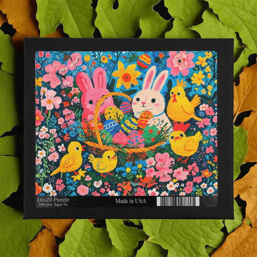 My Magic Easter Puzzle Game For Kids 500 Pieces Display