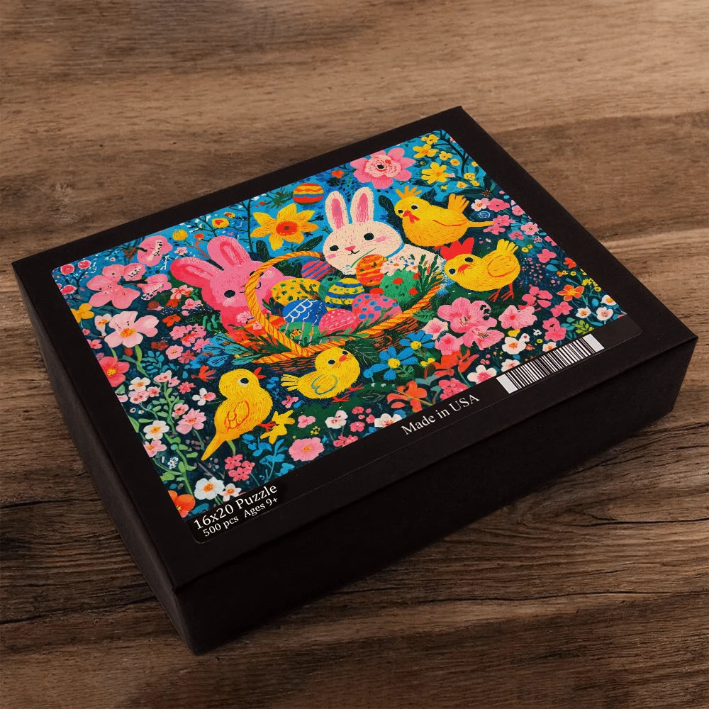 My Magic Easter Puzzle Game For Kids 500 Pieces Product Packaging Showcase