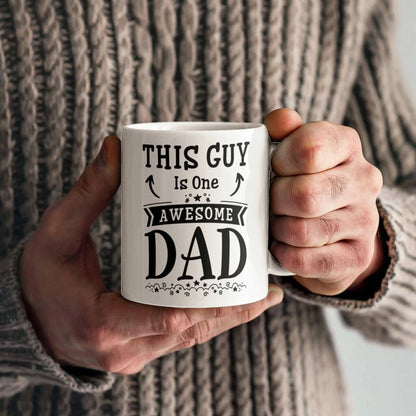 Personalized Dad Mug Gift from Children 11oz Coffee Cup