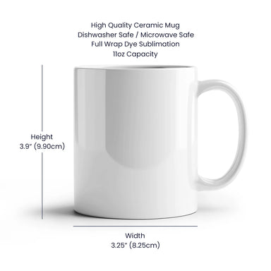 Personalized Dad Mug Gift from Children 11oz product specification