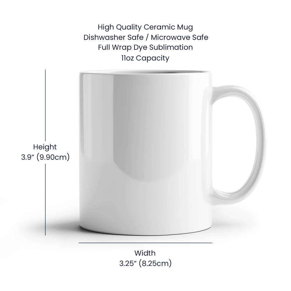 Personalized Dad Mug Gift from Children 11oz product specification
