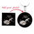 Personalized Photo Baby Ultrasound Sonogram Surgical Steel Circle Pendant Necklace