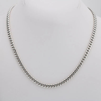 Polished stainless steel Cuban Link Chain for Fishing Dad Best Catch Showcase
