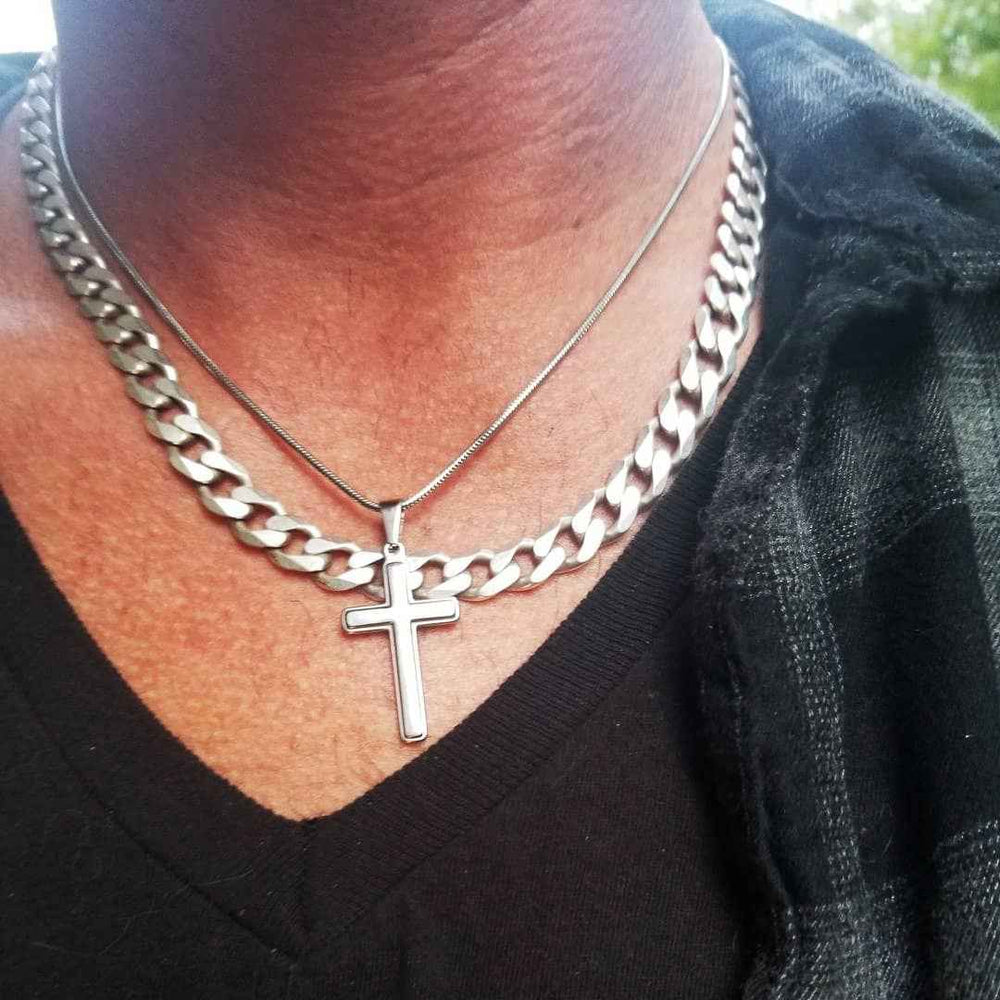 TO MY MAN Cross Necklace reviewed by Todd F