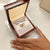 To A Mom To Be 18k Yellow Gold Interlocking Hearts Necklace From Baby in the Womb Linked Forever Message Card Jewelry Luxury Box
