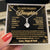 To My Daughter 14K White Gold Alluring Beauty Necklace From Husband Follow Your Compass Message Card Jewelry Standard Box