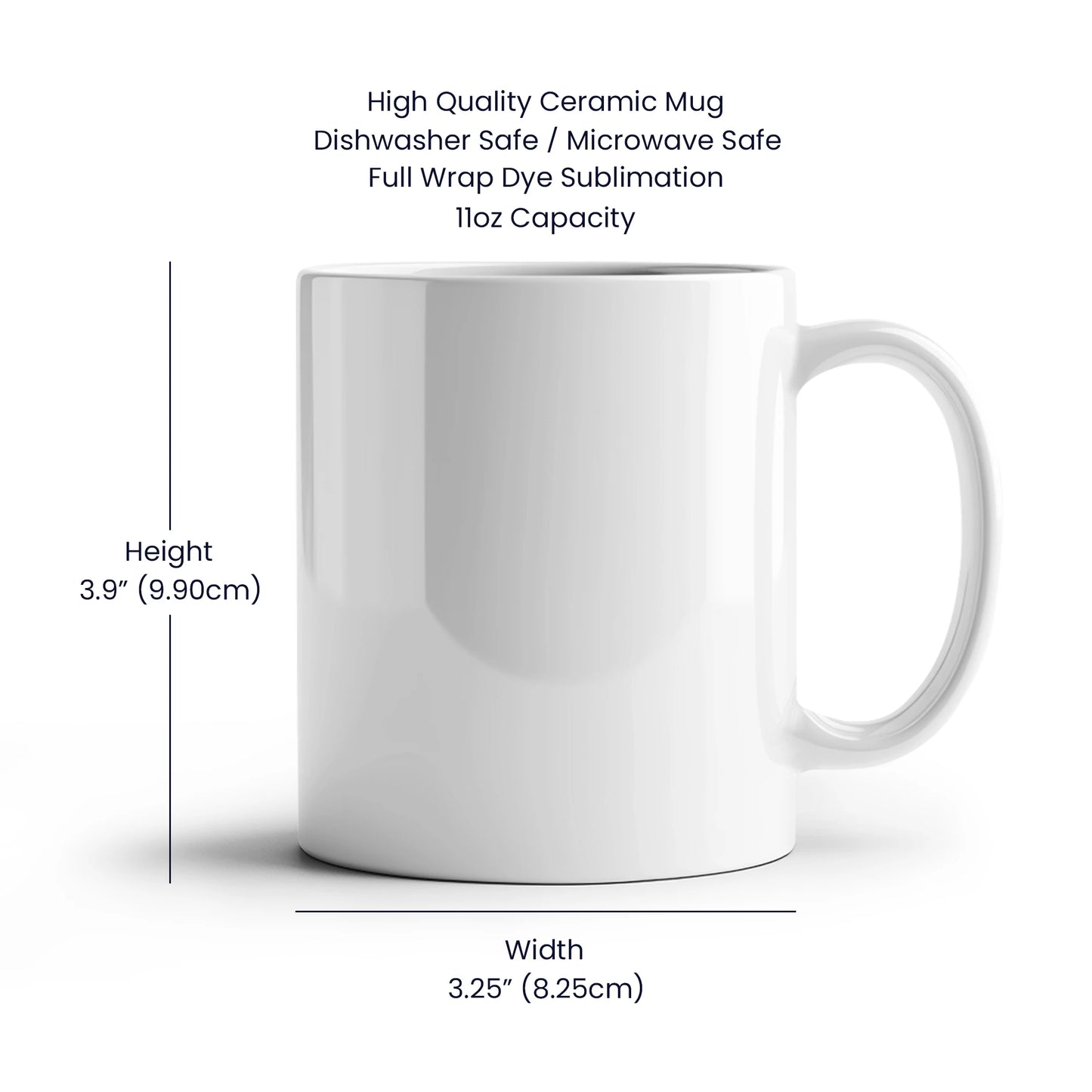 To My Father-in-law 11oz White Ceramic Mug From Daughter-in-law A Friend Product Specifications