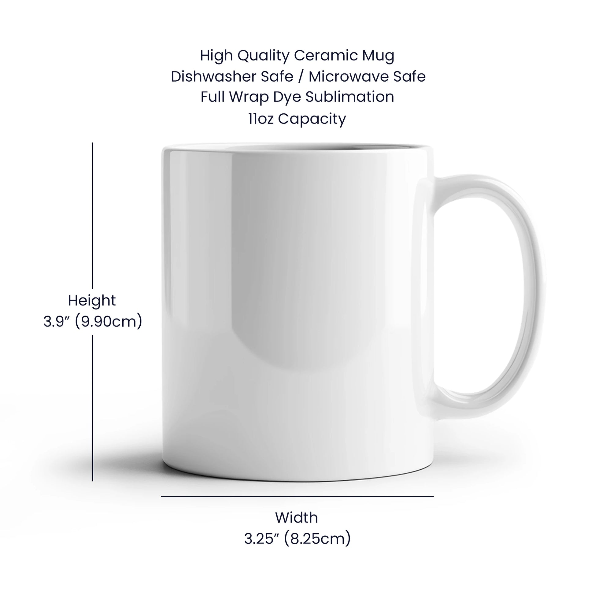 To My Father-in-law 11oz White Ceramic Mug From Daughter-in-law A Friend Product Specifications