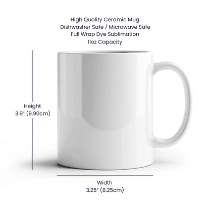 To My Father-in-law 11oz White Ceramic Mug From Daughter-in-law A Friend Product Specifications