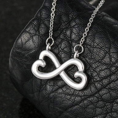 To My Gorgeous Wife I Love You 14K White Gold Endless Love Necklace From Husband Showcase