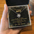 To My Gorgeous Wife Love Knot Necklace I Love You From Husband 14K White Gold Standard Box
