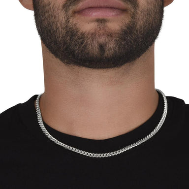 To My Grandson Stainless Steel Cuban Link Chain From Grandparents Pure and Joy Showcase Neck