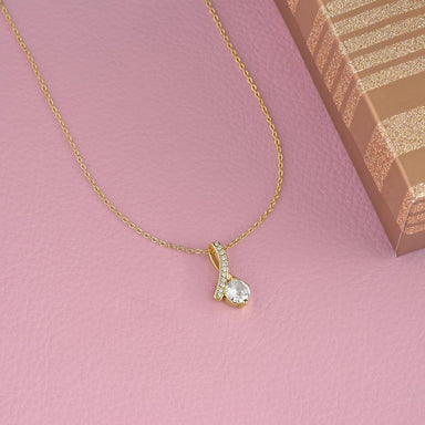 To My Mom 18K Yellow Gold Alluring Beauty Necklace From Children You Are Beautiful Display