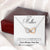 To My Mother Interlocking Hearts Necklace From Son 14K White Gold Luxury Box