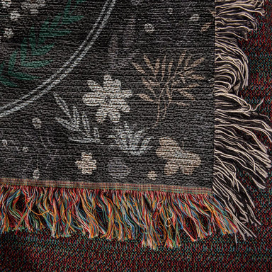 Vintage Butterfly and Flower Blanket 60x50 Landscape Cotton Woven Throw Blanket Product Details A
