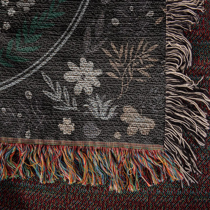 Vintage Butterfly and Flower Blanket 60x50 Landscape Cotton Woven Throw Blanket Product Details A