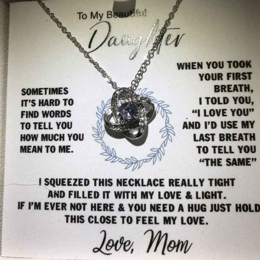 love knot necklace reviewed by Denise P