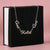 polished stainless steel personalized multiple name necklace three names standard box