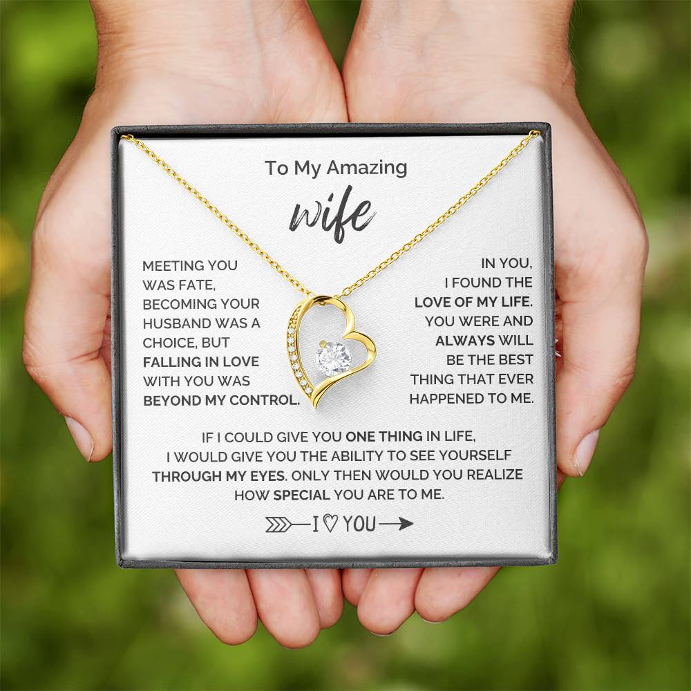 How Special | To My Wife Forever Love Necklace From Husband Video